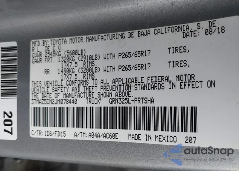 2018 Toyota Tacoma Trd Sport from USA, damaged, VIN 3TMAZ5CN2JM078440